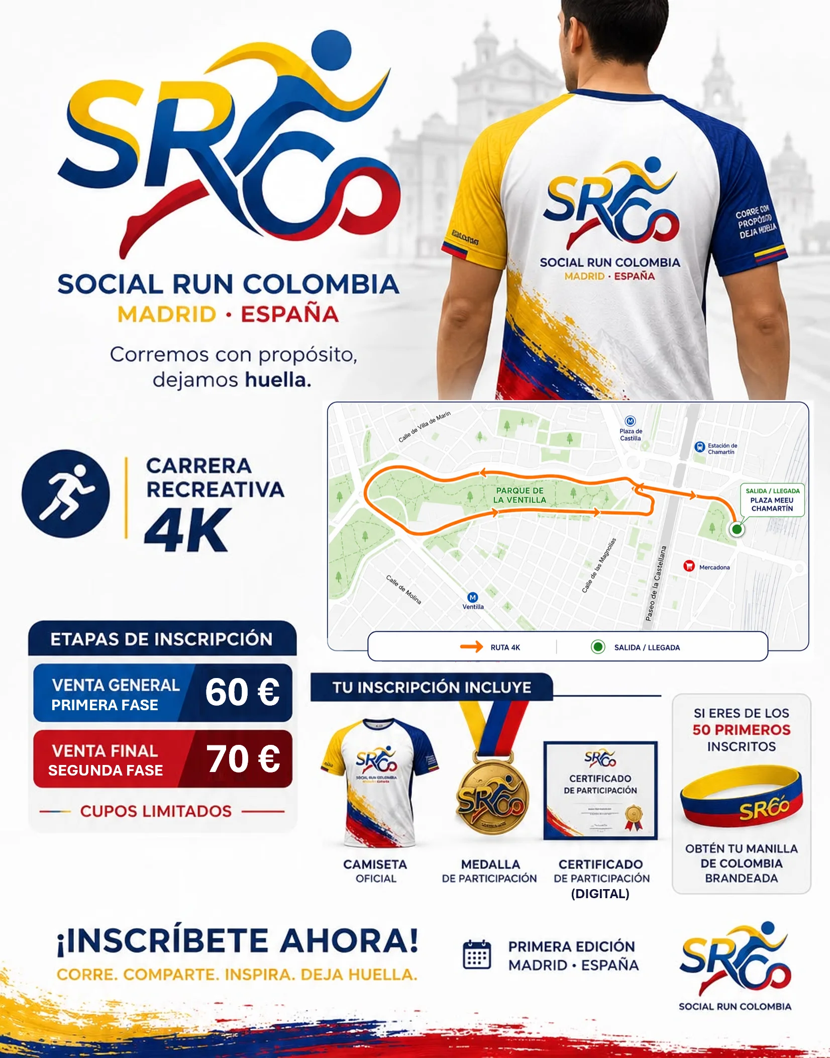 Información oficial de Social Run Colombia