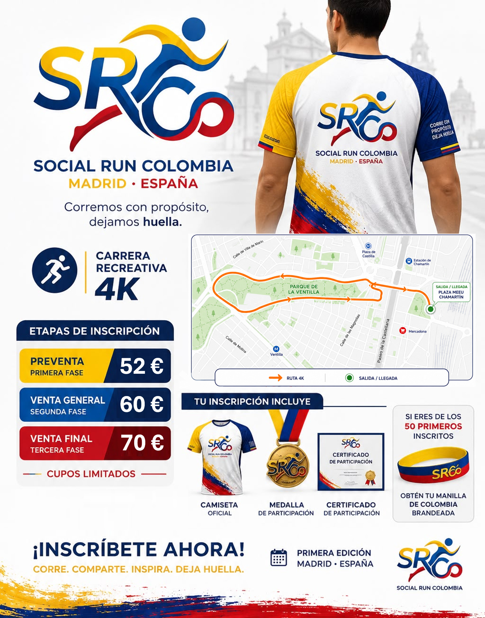 Información oficial de Social Run Colombia